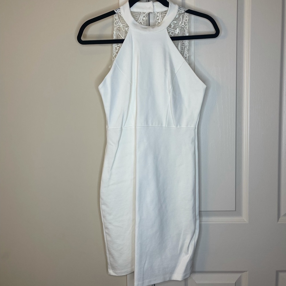 White & Lace Dress